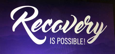 Recovery is possible! 